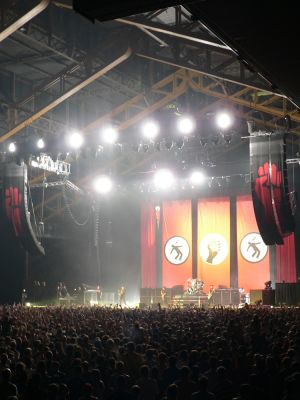 Le concert de Green Day a Lyon, le 1er juillet 2005