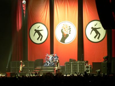Le concert de Green Day a Lyon, le 1er juillet 2005