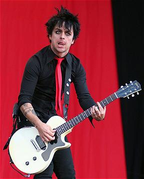 le chanteur du groupe de green day